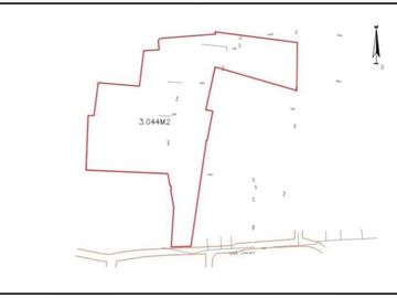 Tanah Luas 3044M2, cocok untuk Perumahan, Townhouse, di Grogol, Tanah Baru, Depok