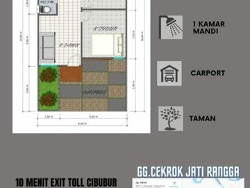 Rumah di jatirangga dekat dengan 5 Menit Rumah Sakit Jatisampurna