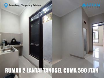 RUMAH 2 LANTAI SKANDINAVIAN HANYA 500 JUTAAN DI PAMULANG
