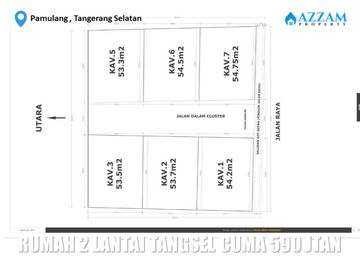 RUMAH 2 LANTAI SKANDINAVIAN HANYA 500 JUTAAN DI PAMULANG