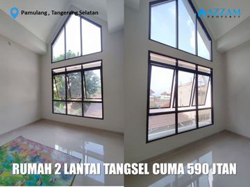 RUMAH 2 LANTAI SKANDINAVIAN HANYA 500 JUTAAN DI PAMULANG