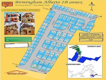 Birmingham Alberto San Mateo Rizal House and Lot For Sale in San Mateo Rizal