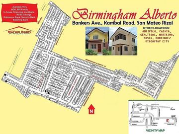 Birmingham Alberto San Mateo Rizal House and Lot For Sale in San Mateo Rizal