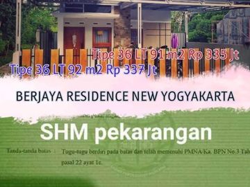 RUMAH SIAP BANGUN 320 JT DI SELATAN RS PKU GAMPING YOGYAKARTA, WA: 0852-5234-----