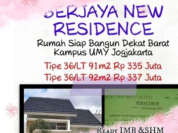 RUMAH SIAP BANGUN 320 JT DI SELATAN RS PKU GAMPING YOGYAKARTA, WA: 0852-5234-----
