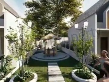 DIJUAL RUMAH DESIGN SCANDINAVIAN ALA EROPA DI PRAMBANAN TEPI JALAN KAWASAN STRATEGIS