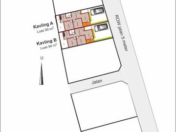 Rumah Modern Desain Minimalis Type 45 di Prambanan