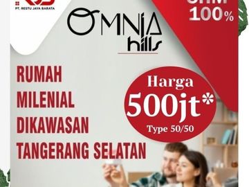 Rumah Murah Minimalis 2 Lantai 500 jutaan Akses Tol BSD