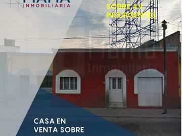 TERRENO CON CASA EN VENTA COL. MENCHACA, TEPIC, NAY.