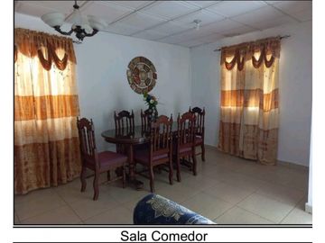 Venta de Acogedora Casa Amoblada  Barriada Cerca a La Autopista
