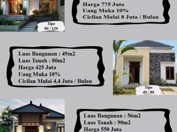 Dijual Rumah Pesan Bangun Modern Minimalis Type 49 SHM