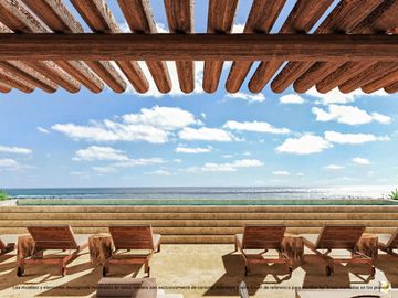 Porto Blu Beach Condos en Puerto Morelos, Departamentos  con vistas panorámicas