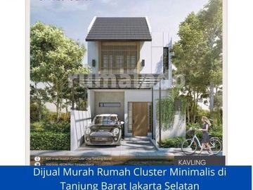 Dijual Murah Rumah Cluster Minimalis di Tanjung Barat Jakarta Selatan