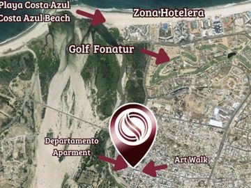 Departamento con balcón y terraza, cuarto de lavado, en San Jose Del Cabo