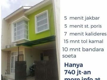 Rumah 2 Lantai Nempel dengan Jakarta Barat