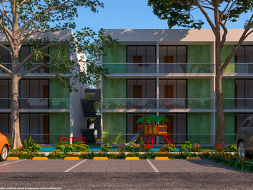 Departamento de dos habitaciones en venta dentro de Mérida en Díaz Ordaz
