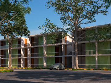 Departamento de dos habitaciones en venta dentro de Mérida en Díaz Ordaz
