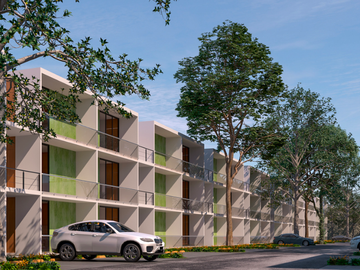 Departamento de dos habitaciones en venta dentro de Mérida en Díaz Ordaz