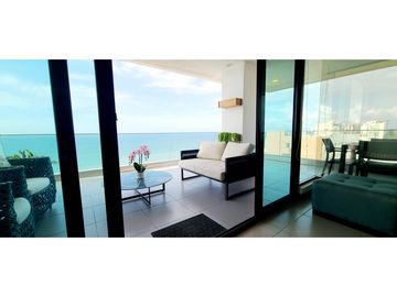 Venta Departamento de lujo frente al mar edf. Poseidón Manta Ecuador.