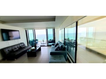 Venta Departamento de lujo frente al mar edf. Poseidón Manta Ecuador.