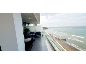 Venta Departamento de lujo frente al mar edf. Poseidón Manta Ecuador.