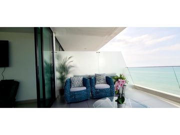 Venta Departamento de lujo frente al mar edf. Poseidón Manta Ecuador.