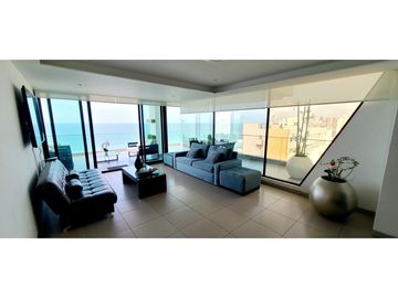 Venta Departamento de lujo frente al mar edf. Poseidón Manta Ecuador.