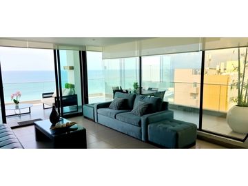Venta Departamento de lujo frente al mar edf. Poseidón Manta Ecuador.