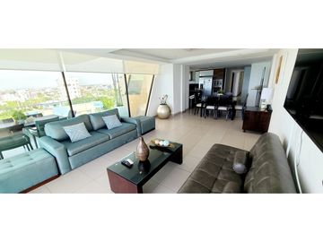 Venta Departamento de lujo frente al mar edf. Poseidón Manta Ecuador.