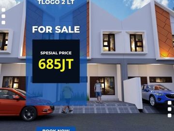 PERUMAHAN 2 LANTAI DI PRAMBANAN KAWASAN RAMAI PENDUDUK FREE BIAYA PAJAK