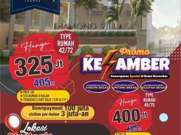 Rumah Murah Siap Huni Hanya Tersisa 2 Unit Saja