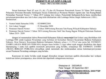 Dijual Rumah di Tengah Kota Sidoarjo, Harga 345 Juta