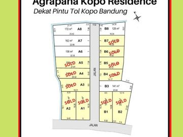 Kavling Agrapana Kopo Residence 3 Jt-an/m