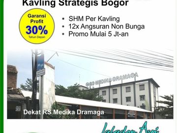 Tanah Kavling Belakang Terminal Laladon