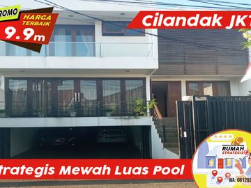 Mewah Strategis Luas Pool Jl Benda Cilandak Timur Harga dibawah pasaran
