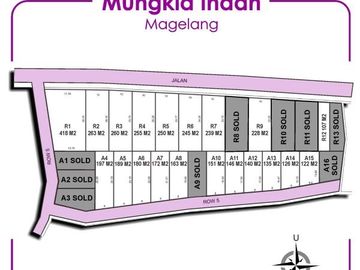 Tanah Tepi jalan Blabak Magleng, Cocok bangun Ruko