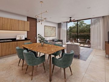 Apartamento a pasos de la Quinta Avenida, rooftop, en venta Playa del Carmen.