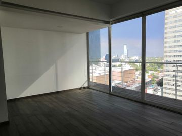 Departamento con Balcón y vista panorámica frente a Portal San Angel