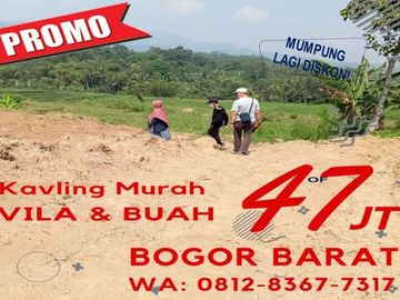 KAVLING TANAH VILA DAN BUAH MURAH AGROHILLS DI BOGOR (PROMO)