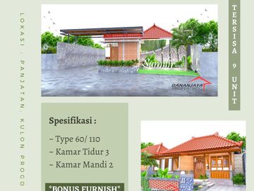 Rumah Cantik SHM daerah kulonprogo