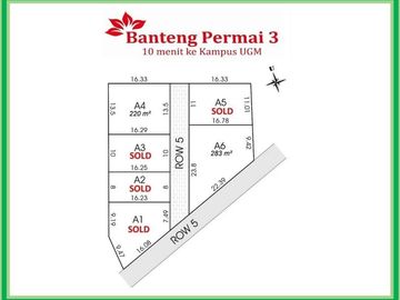 Bangun Kos Dekat UGM Jogja, Tanah Perumahan Luas 220 m2: SHM