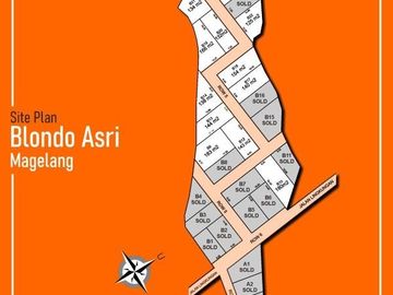 Kavling Blondo Mangku Aspal, 300m ke Jalan Magelang-Jogja