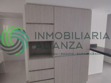 apartamento en arriendo en cabecera del llano. Cod A17447