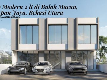 Rumah Modern 2 lt di Bulak Macan, Harapan Jaya, Bekasi Utara