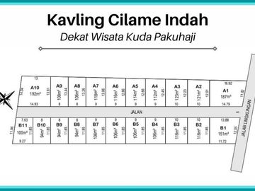 Tanah Kavling Perumahan Cilame Indah Tanpa Bunga