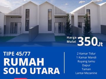 PERUMAHAN KARANGANYAR DEKAT MOJOSONGO SOLO