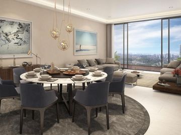 Condominio con terraza, sala de TV, cuarto de servicio con baño, alberca, gimnas