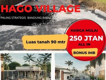 Tanah Kavling Paling Strategis Hago village Haji Gopur Cimahi Dkt Pemkot Cimahi