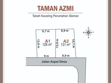 Tanah Murah Jogja Dekat RM Bale Merapi, SHM Siap Bangun