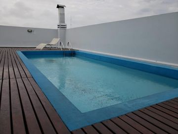 Excelente 2 ambientes con Super terraza, vistas y cochera